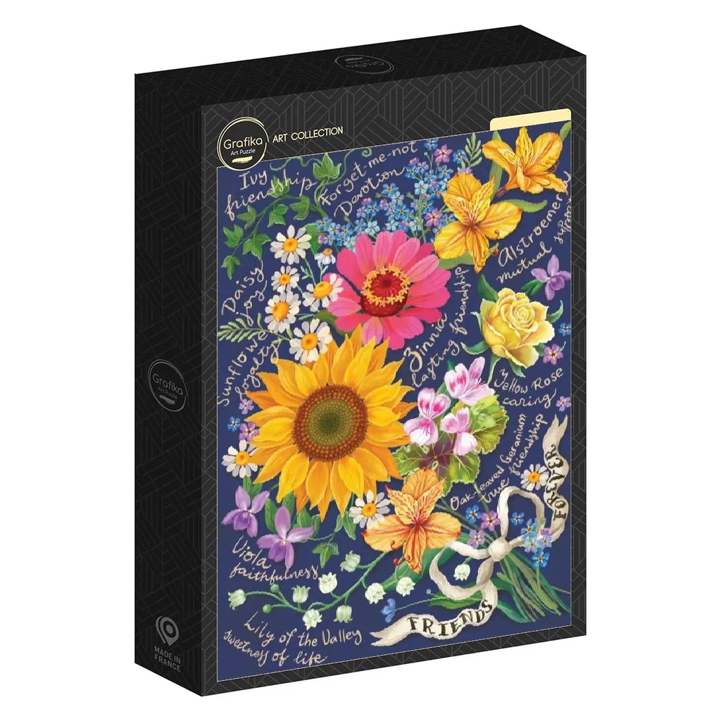 Box, turned right: Bouquet of Friendship - 1000 Piece Jigsaw Puzzle (Grafika)