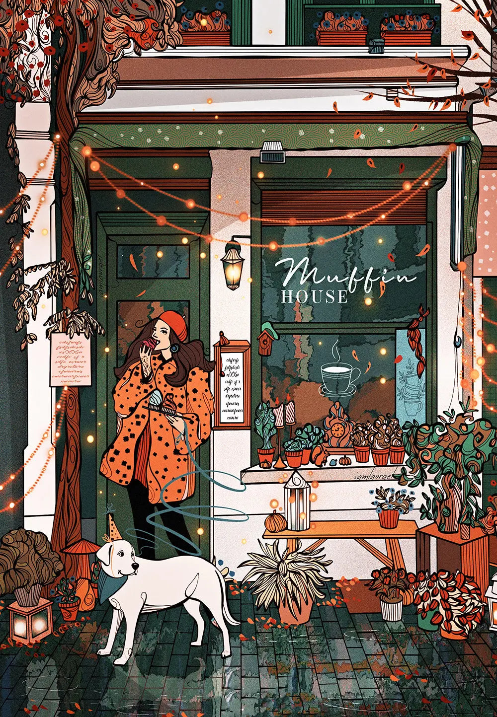 Muffin House - 1000 Piece Jigsaw Puzzle (Grafika) - Completed Puzzle