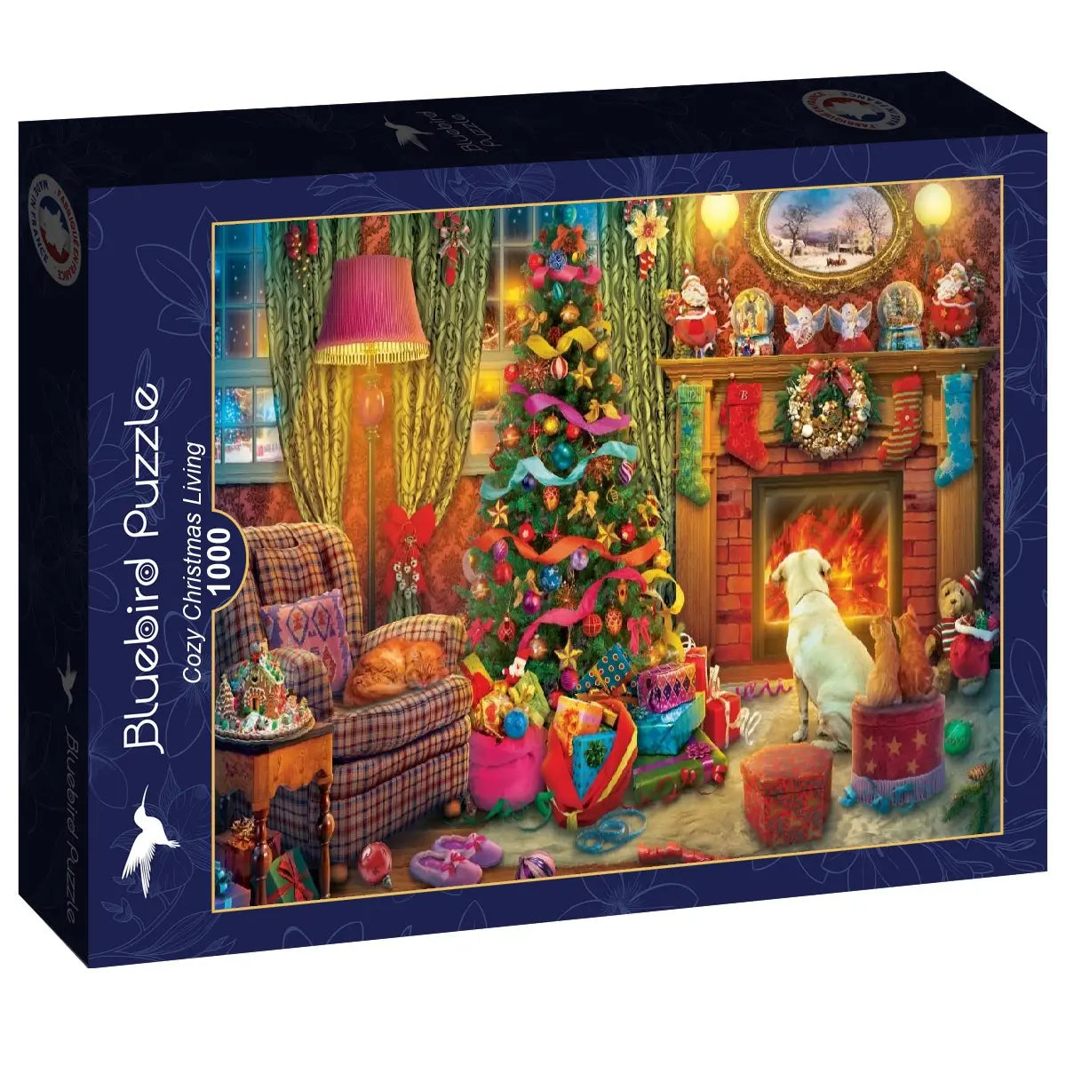 Box, turned right: A Warm Christmas Atmosphere - 1000 Piece Jigsaw Puzzle (Bluebird)