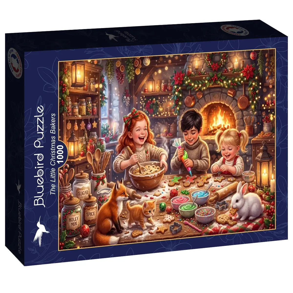 Box, turned right: The Little Christmas Pastry Chefs - 1000 Piece Jigsaw Puzzle (Bluebird)