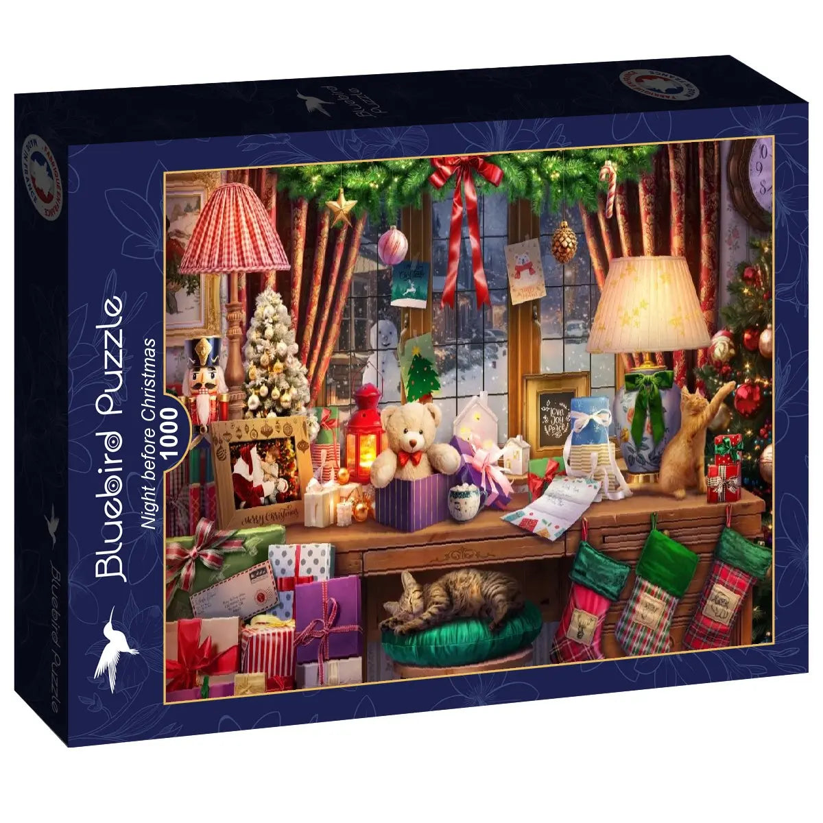Box, turned right: New Year's Eve - 1000 Piece Jigsaw Puzzle (Bluebird)