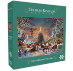 The Christmas Festival by Thomas Kinkade – 1000 Piece Jigsaw Puzzle (Gibsons)