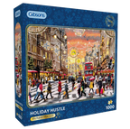 Holiday Hustle by Richard Macneil – 1000 Piece Jigsaw Puzzle (Gibsons)