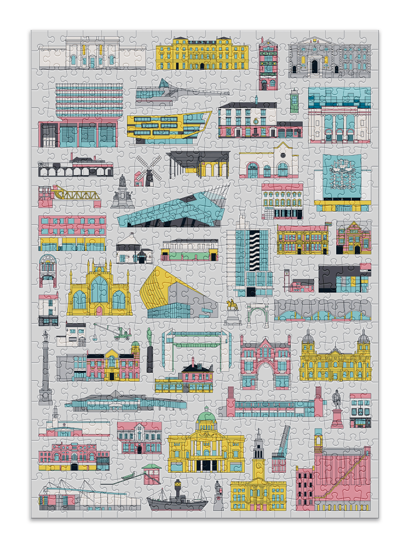 Buildings – 500 Piece Jigsaw Puzzle (Cloudberries)