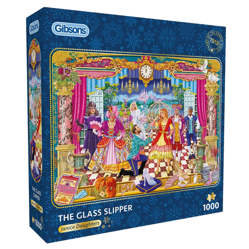 The Glass Slipper by Janice Daughter – 1000 Piece Jigsaw Puzzle (Gibsons) - Completed Puzzle