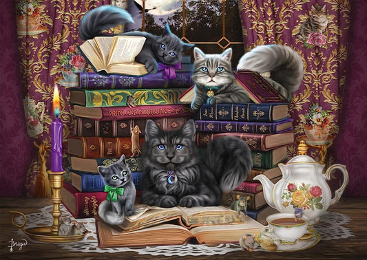 Schmidt - Brigid Ashwood: Storytime Cats - 1000 Piece Jigsaw Puzzle