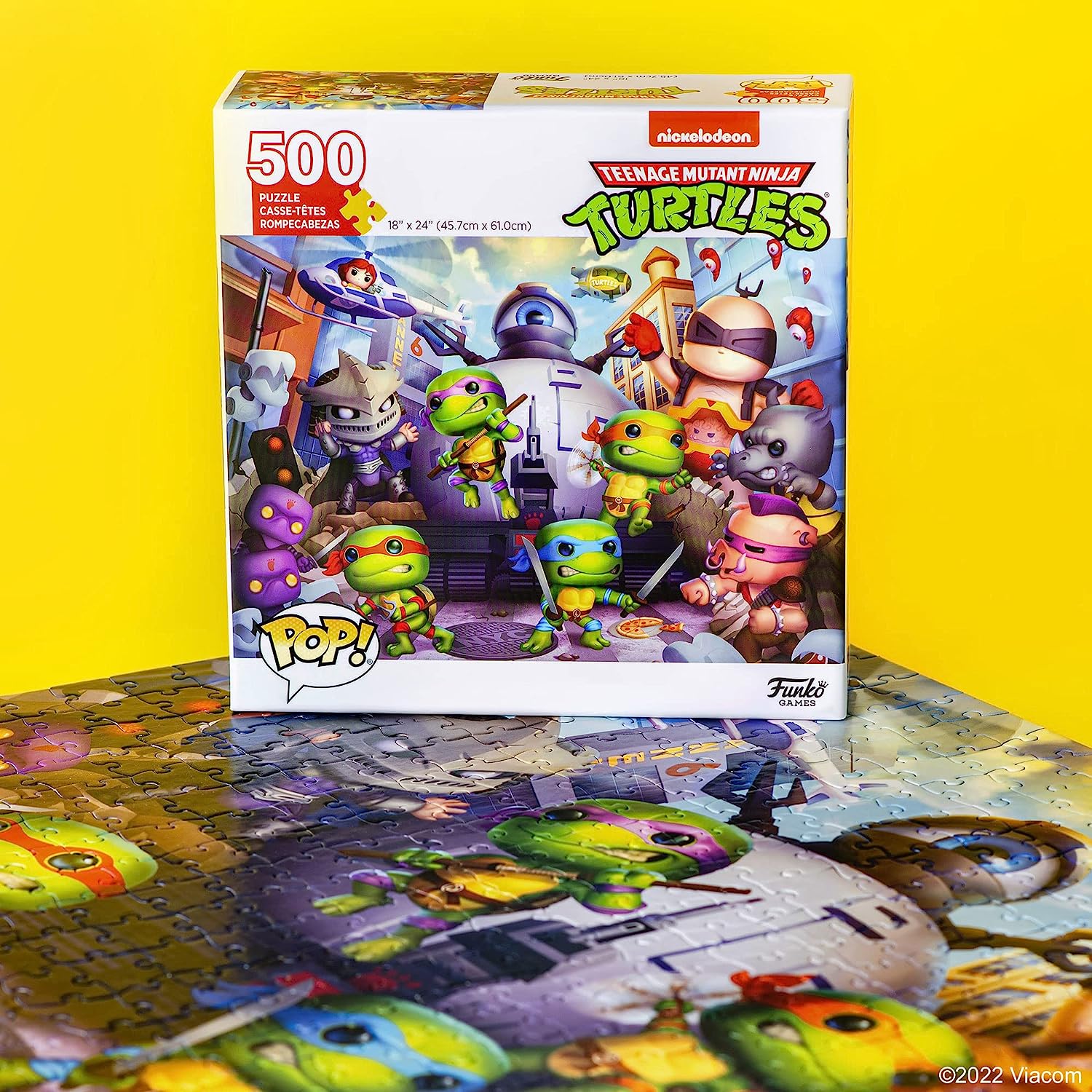 Teenage Mutant Ninja Turtles – 500 Piece Jigsaw Puzzle (Pop! Puzzles)