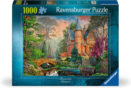Terracotta Mansion by Dominic Davison - 1000 Piece Jigsaw Puzzle (Ravensburger) - Image 2