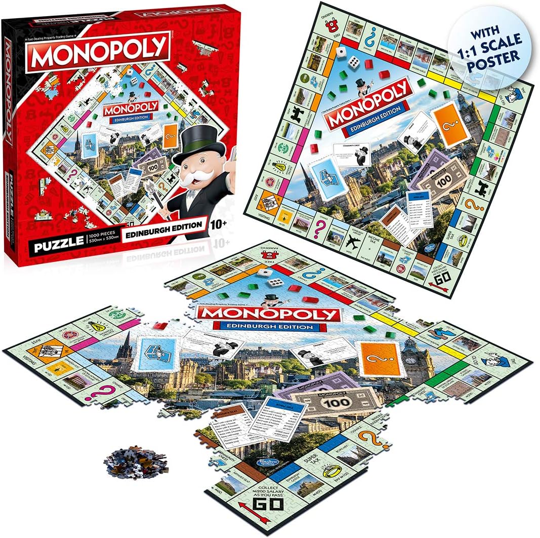 Edinburgh Monopoly – 1000 Piece Jigsaw Puzzle (Edinburgh)