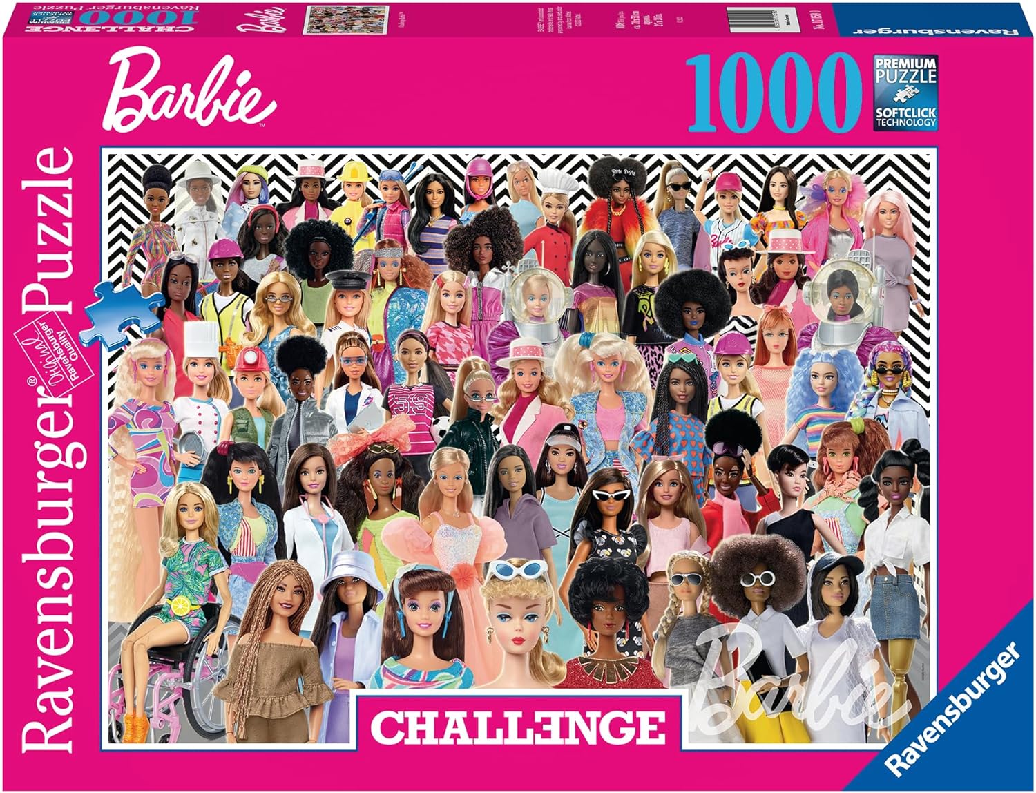 Challenge Barbie – 1000 Piece Jigsaw Puzzle (Ravensburger)
