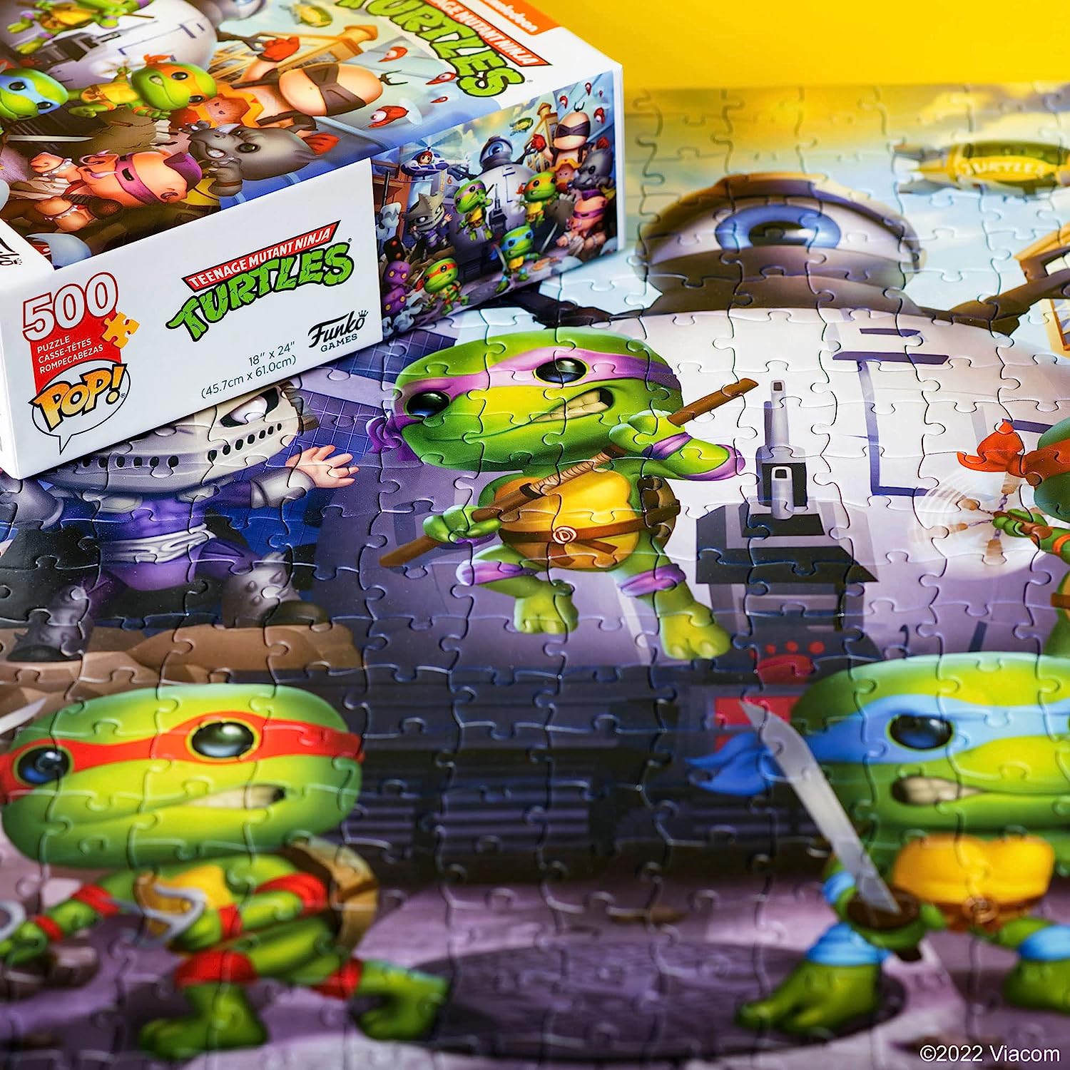 Teenage Mutant Ninja Turtles – 500 Piece Jigsaw Puzzle (Pop! Puzzles)