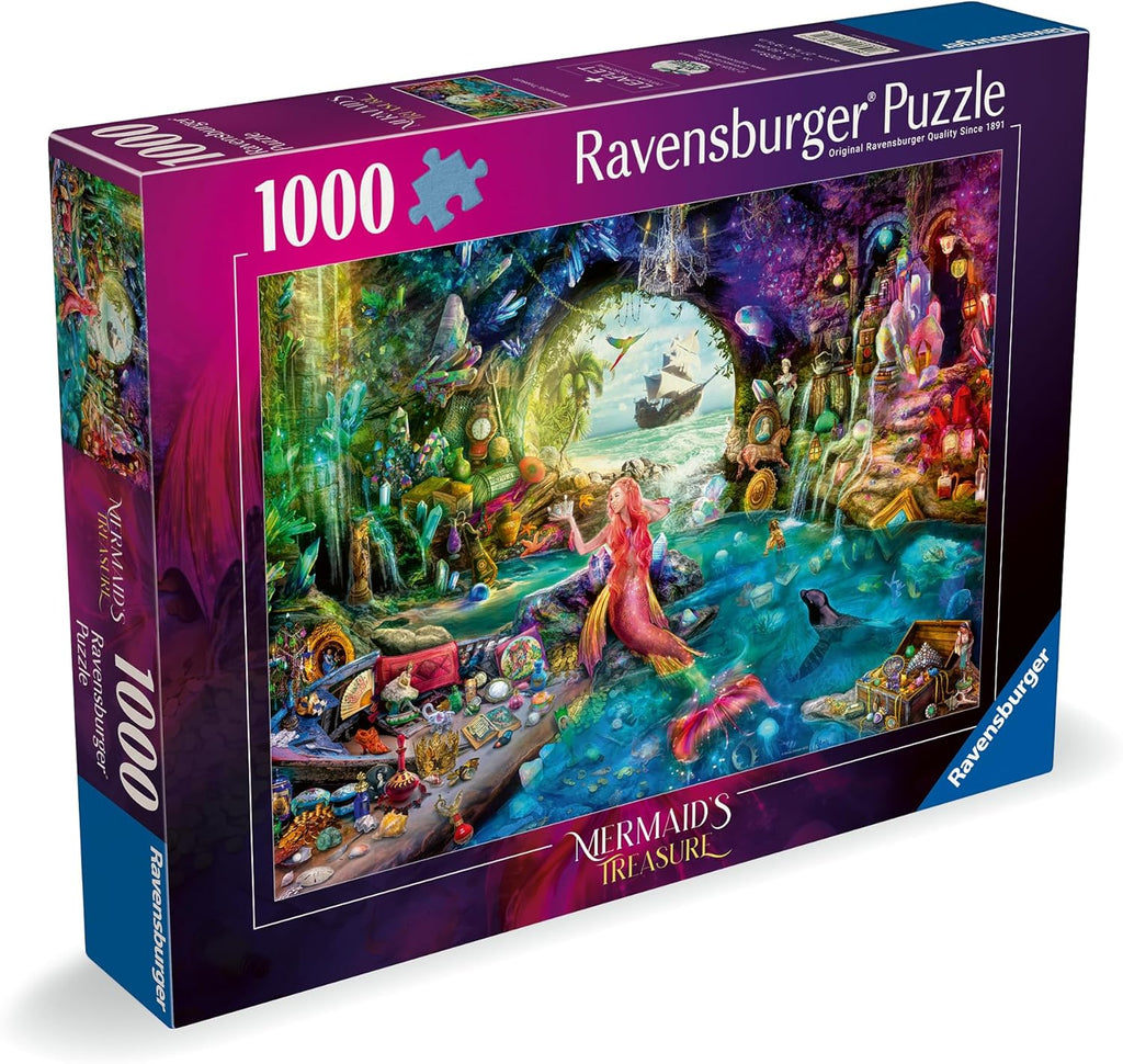 Mermaids Treasure – 1000 Piece Jigsaw Puzzle (Ravensburger)