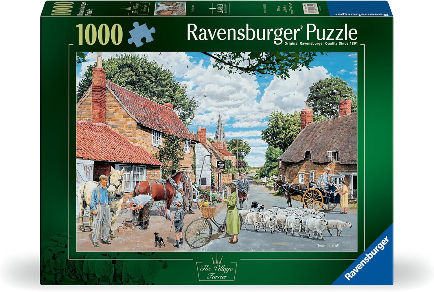 ** Pre-Order ** The Village Farrier by Trevor Mitchell - 1000 Piece Jigsaw Puzzle (Ravensburger)