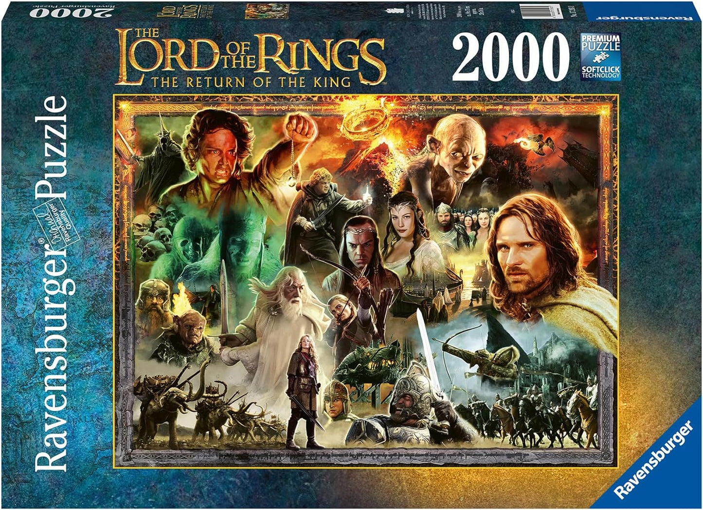 Ravensburger - Lord of the Rings, Return of The King - 2000 Piece Jigsaw Puzzle