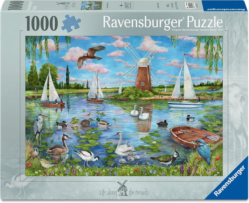 Life along the Broads by Debbie Cook - 1000 Piece Jigsaw Puzzle (Ravensburger) - Image 2