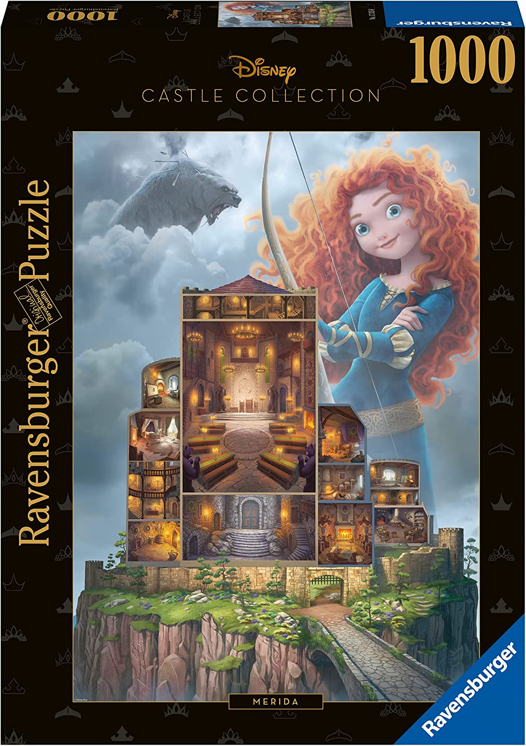 Ravensburger - Disney Merida Castle - 1000 Piece Jigsaw Puzzle