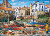 Fishermen at Robin Hood's Bay by Dominic Davison - 1000 Piece Jigsaw Puzzle (Gibsons)