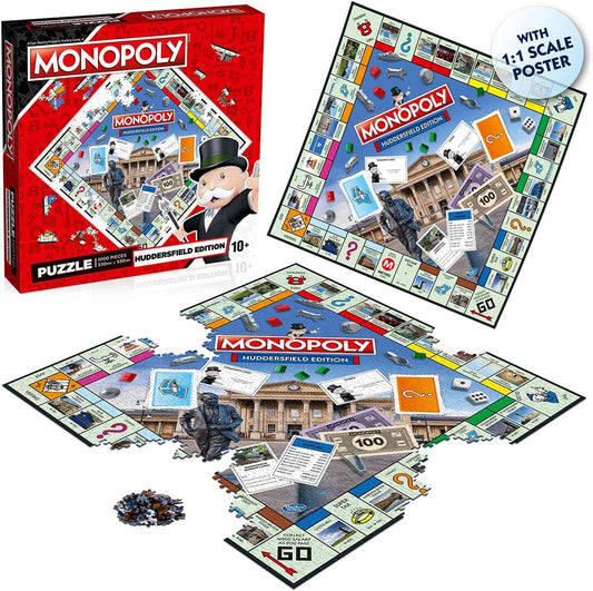 Huddersfield Monopoly - 1000 Piece Jigsaw Puzzle