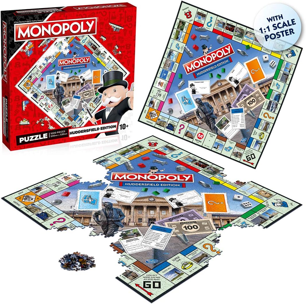 Huddersfield Monopoly – 1000 Piece Jigsaw Puzzle (Monopoly)