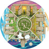 Stonehenge Through the Seasons - 500 Piece Circular Jigsaw Puzzle (Gibsons)