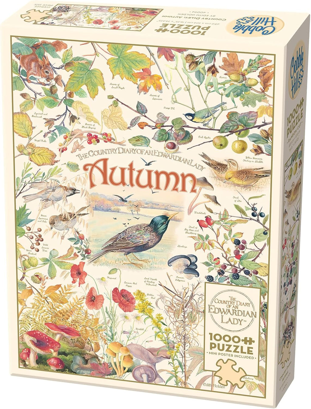 Country Diary of an Edwardian Lady: Autumn - 1000 Piece Jigsaw Puzzle (Cobble Hill)