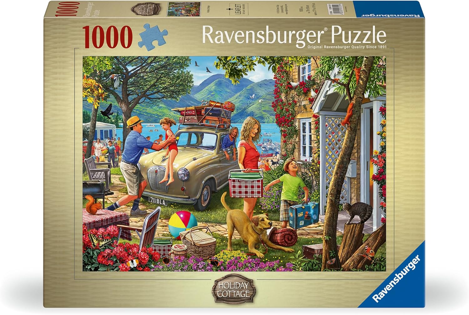 ** Pre-Order ** Holiday Cottage by Steve Crisp - 1000 Piece Jigsaw Puzzle (Ravensburger)
