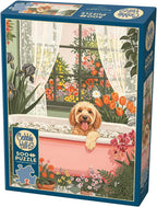 Blooms and Bubbles by YunaMoona - 500 Piece Jigsaw Puzzle + Poster (Cobble Hill)