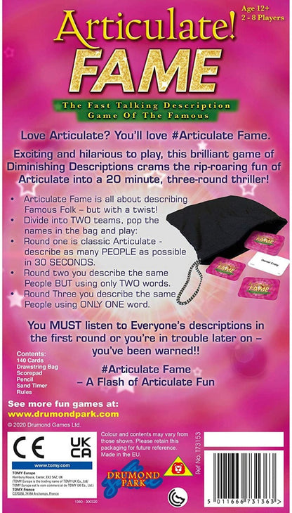 Articulate Game - Fame