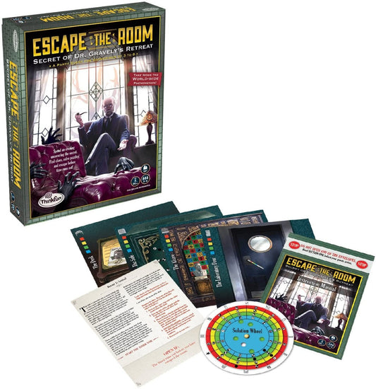 ThinkFun-  Secret Of Dr. Gravely's Retreat - An Escape Room Experience In A Box