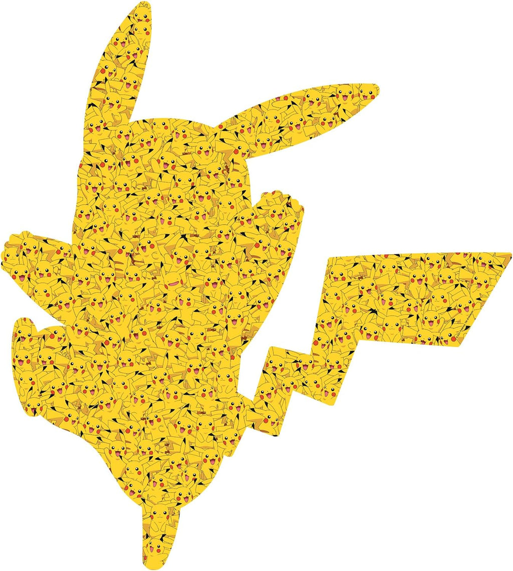 Pokemon Shaped Pikachu – 727 Piece Jigsaw Puzzle (Ravensburger) - Completed Puzzle