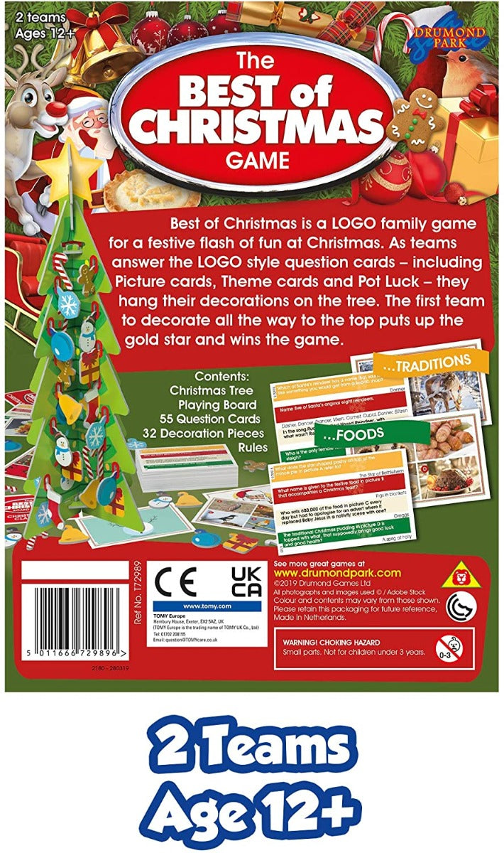 The Best Of Christmas Game – Christmas Edition Jigsaw Puzzle (Logo Board Game)