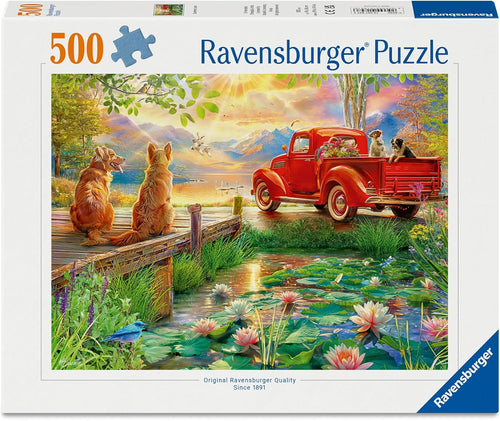 Summer Love - 500 Piece Jigsaw Puzzle (Ravensburger) - Completed Puzzle