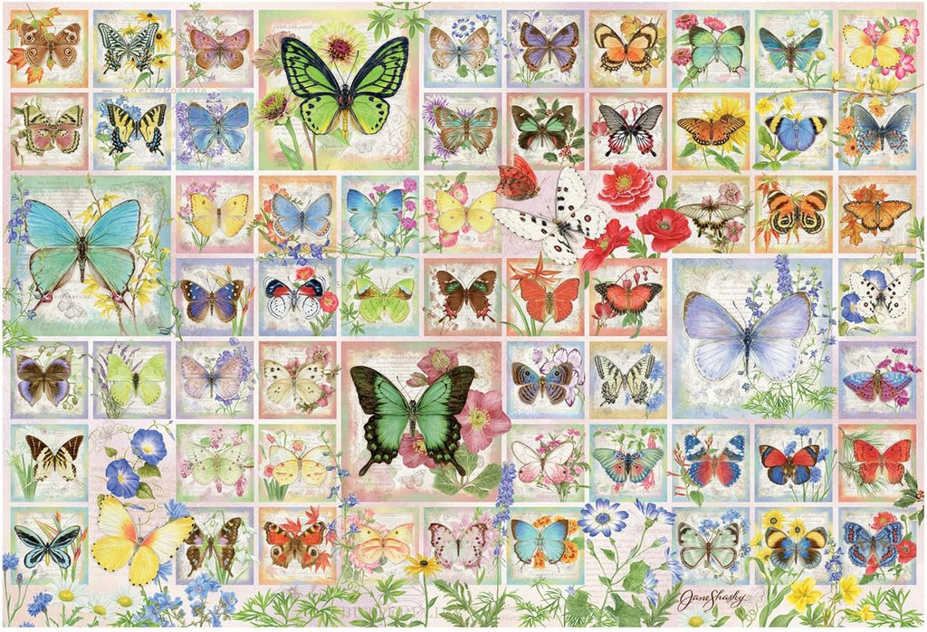 Butterflies and Blossoms - 2000 Piece Jigsaw Puzzle (Cobble Hill)