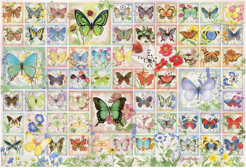 Butterflies and Blossoms - 2000 Piece Jigsaw Puzzle (Cobble Hill)