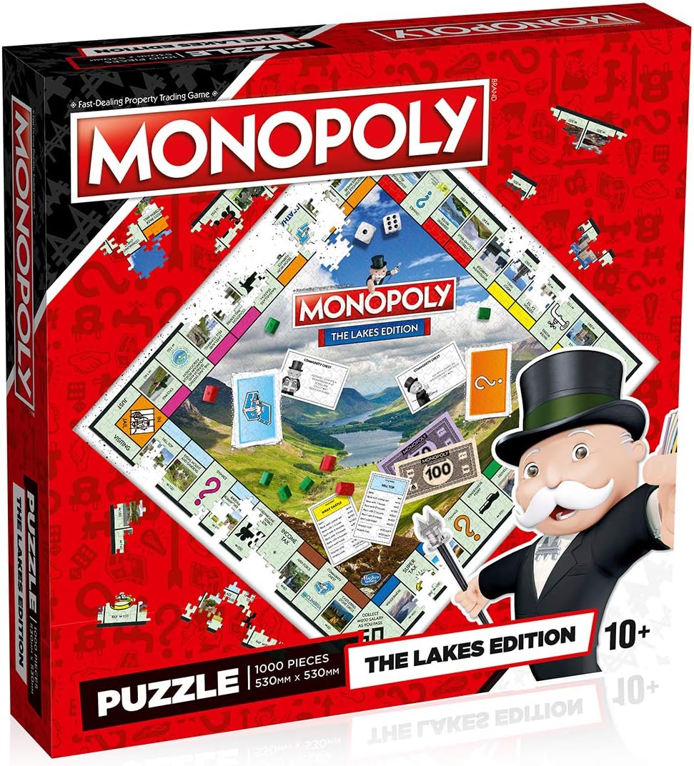 The Lakes Monopoly – 1000 Piece Jigsaw Puzzle (Monopoly)