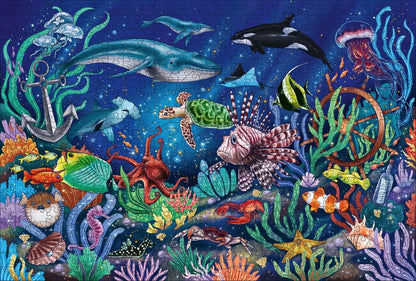 Ravensburger - Under The Sea - 500 Piece Wooden Jigsaw Puzzle