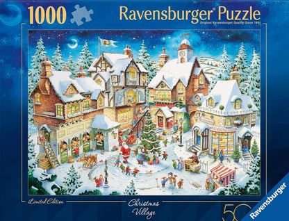 ** Pre-Order ** Ravensburger - Christmas Village 50th Anniversary: Christmas Limited Edition No.28 - 1000 Piece Jigsaw Puzzle