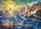 Disney The Little Mermaid by Thomas Kinkade – 1000 Piece Jigsaw Puzzle (Schmidt)