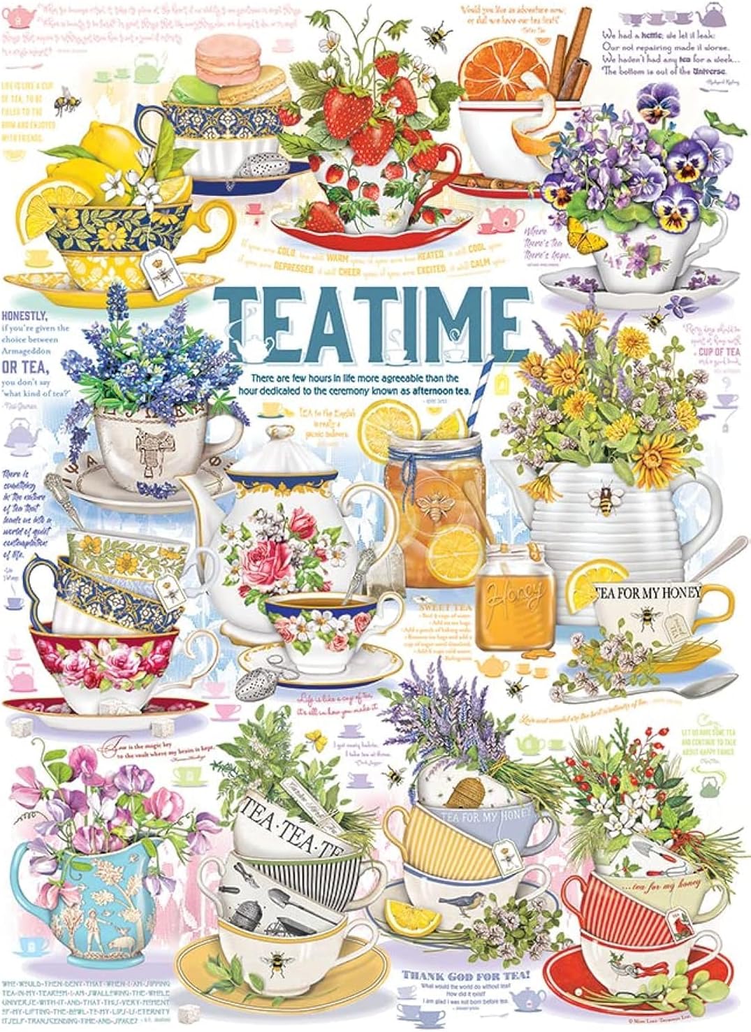 Teatime - 1000 Piece Jigsaw Puzzle (Cobble Hill)