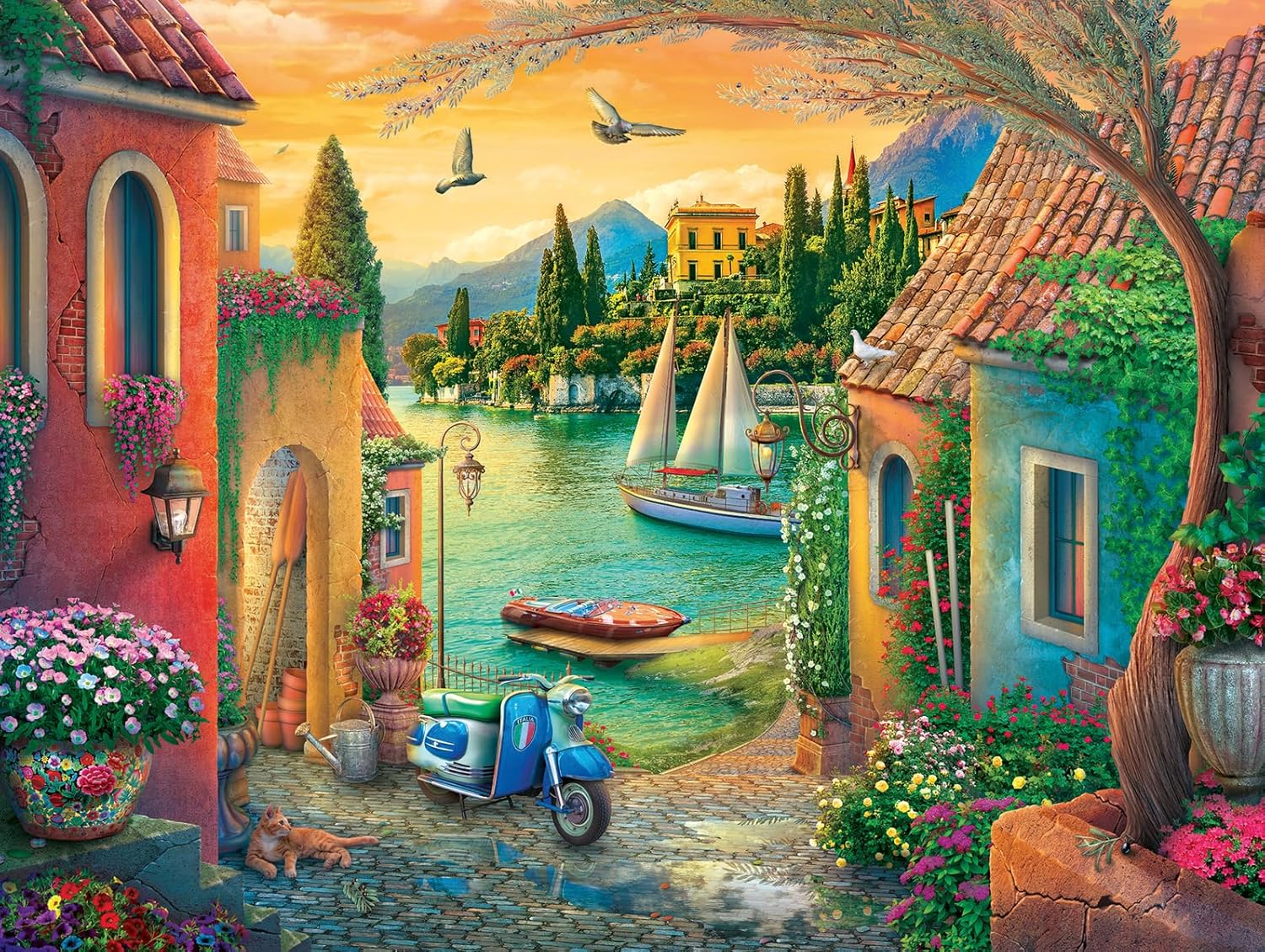 Ravensburger - Villas by the Sea - 750 Piece Large Format