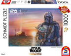 Disney Star Wars The Mandalorian - A New Direction by Thomas Kinkade – 1000 Piece Jigsaw Puzzle (Schmidt) - Completed Puzzle