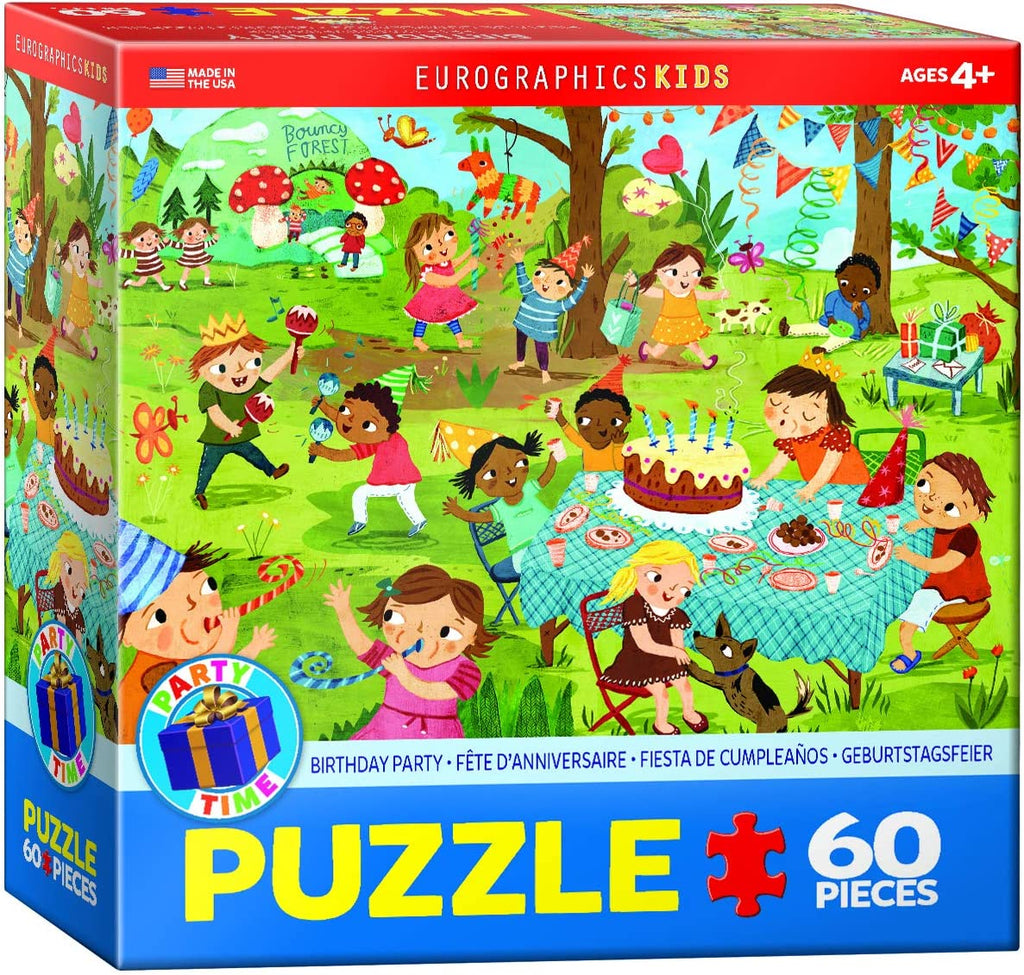 Birthday Part – 60 Piece Jigsaw Puzzle (EuroGraphics)
