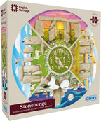 Stonehenge Through the Seasons - 500 Piece Circular Jigsaw Puzzle (Gibsons)