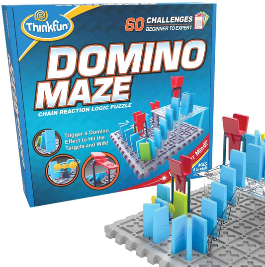 Thinkfun 44001012 Domino Maze - Chain Reaction Logic Puzzle