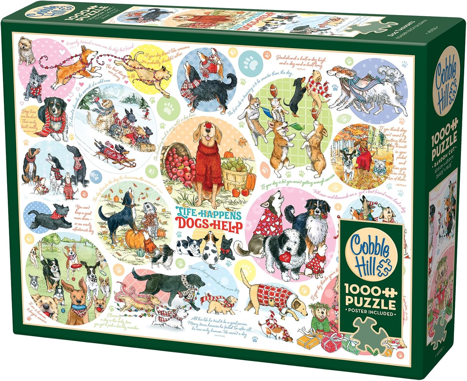 Dog Thoughts - 1000 Piece Jigsaw Puzzle (Cobble Hill)
