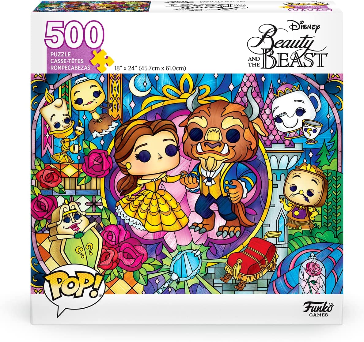 Pop! Puzzles - Disney Beauty & The Beast - 500 Piece Jigsaw Puzzle
