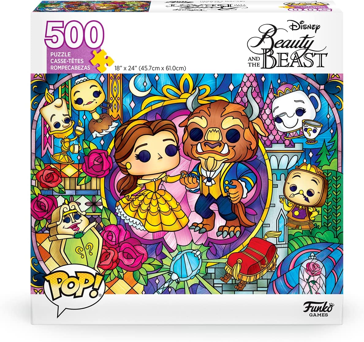 Disney Beauty & The Beast – 500 Piece Jigsaw Puzzle (Pop! Puzzles)