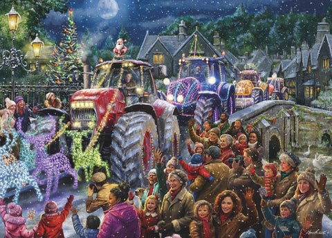 Farmer Christmas by Marcello Corti – 500 XL Piece Jigsaw Puzzle (Gibsons)