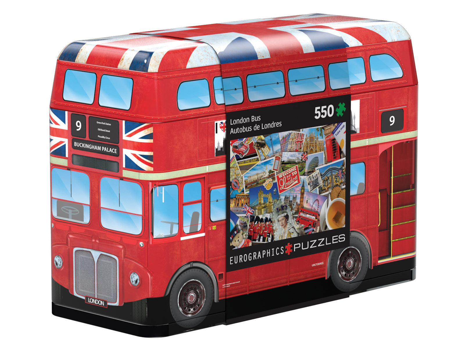 Eurographics - London Bus Tin - 550 (Tin) pieces