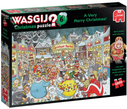 Wasgij Christmas 6 - A Very Merry Christmas - 1000 Piece Jigsaw Puzzle